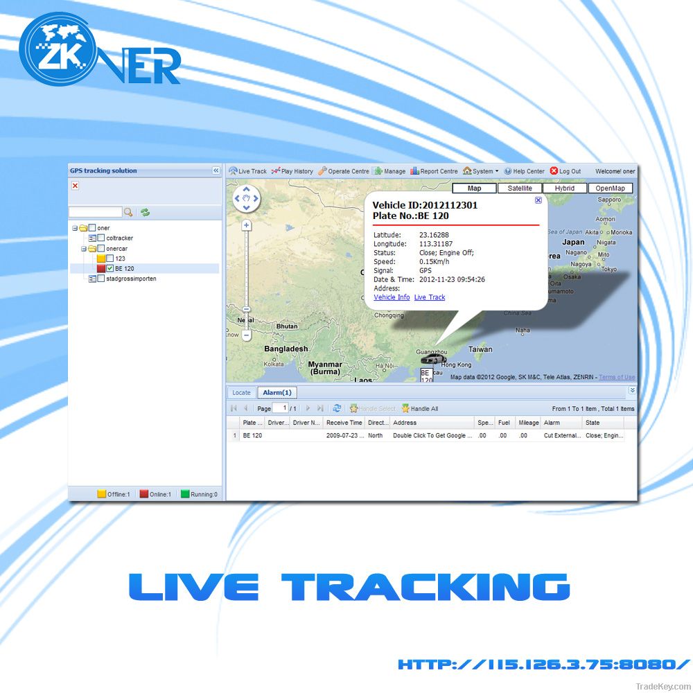 Car GPS tracker, GPS tracker CT03, fuel monitoring