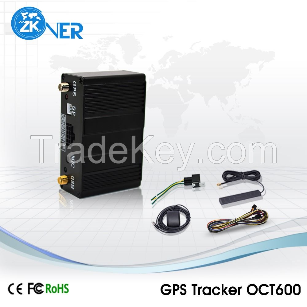 GPS tracker with APP, fuel monitoring, ID report, speed limiter
