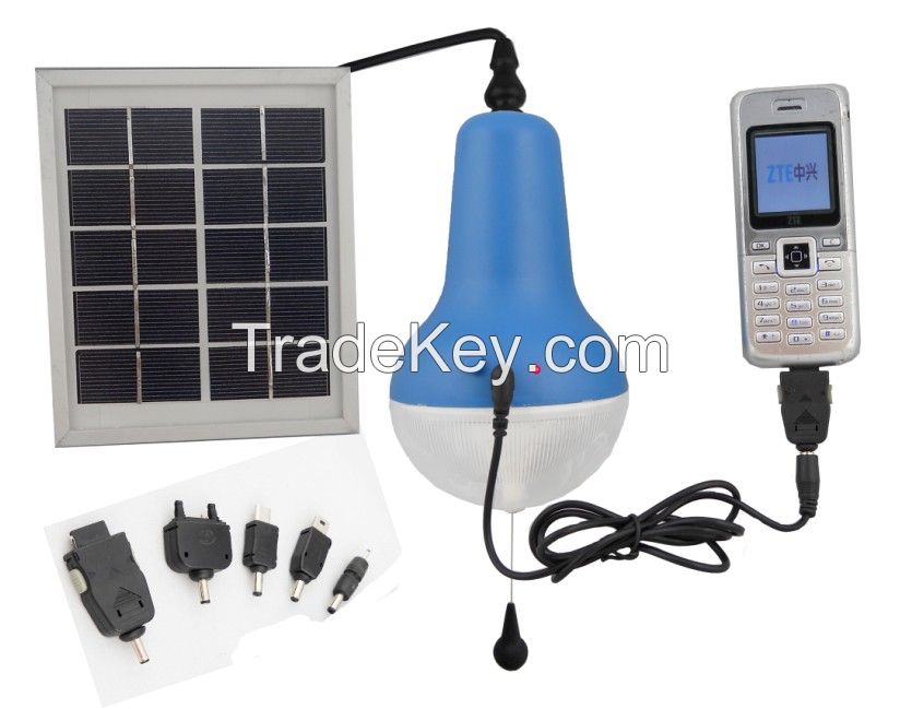 solar lamp with usb charger