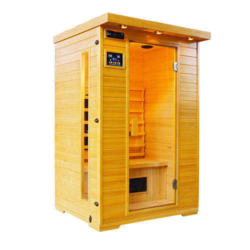 infrared sauna with 2 people