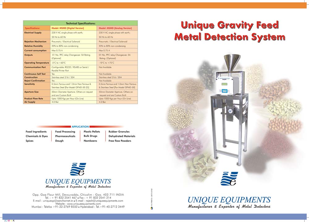 Gravity Feed Metal Detector