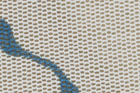 warp-knitted silk mesh fabric