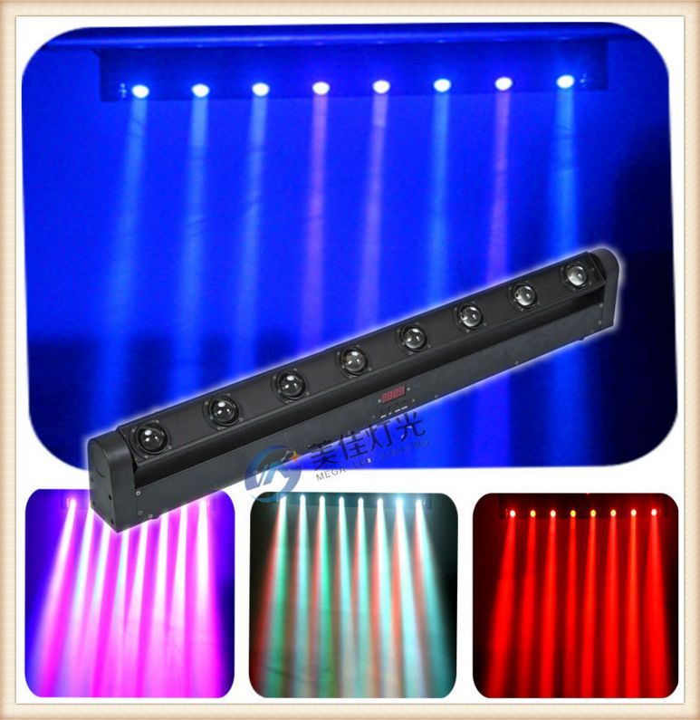 New 8 x 10W 4in1 RGBW Linear Beam bar moving head led
