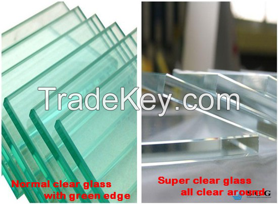 HOT! 3mm 4mm 5mm 6mm 8mm 10m 12mm 15mm 19mm Ultra White Low Iron Clear Float Glass 3.2mm transparent solar panel Ultra white float glass manufacturer