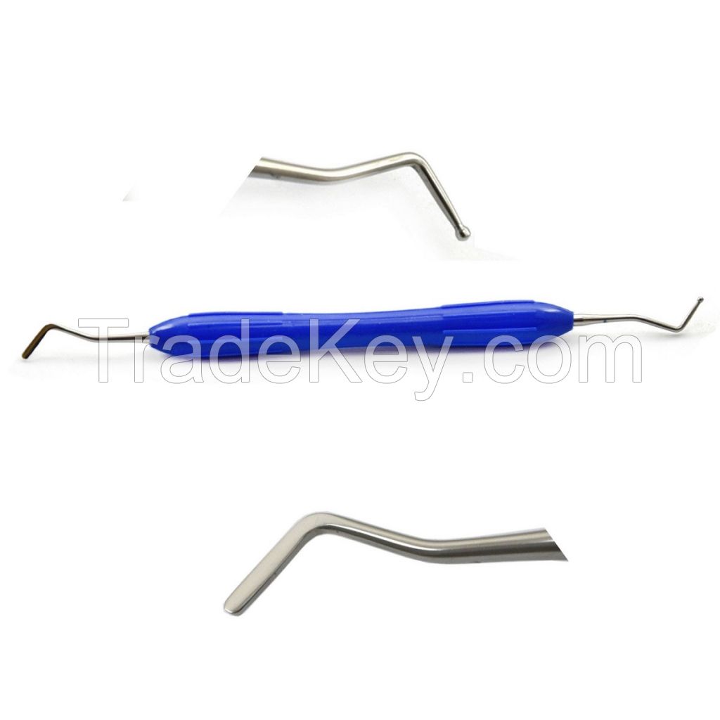 Dental Composat Filling Scaler with Silicon Coated Handle Dental Surgical Instrument