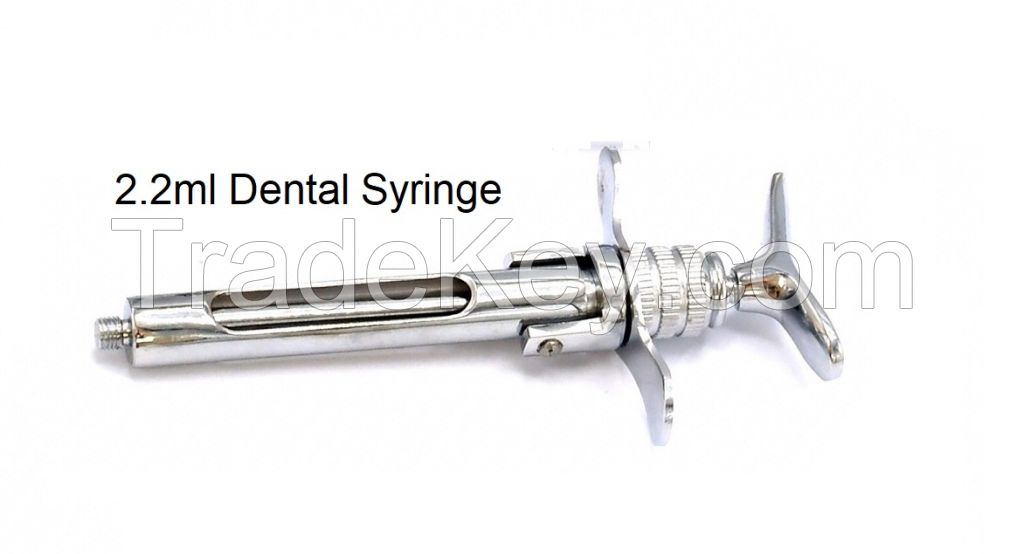 Dental 2.2ml Aspirating Syringes Dental Surgical Instrument