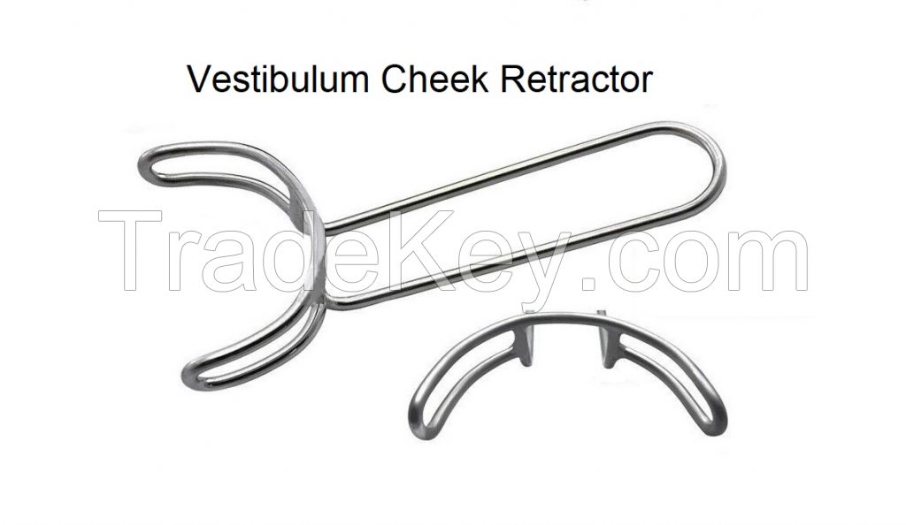 Dental Vestibulum Simple Cheek Retractor Mouth Opener Cheek Retractor Dental Surgical Instrument