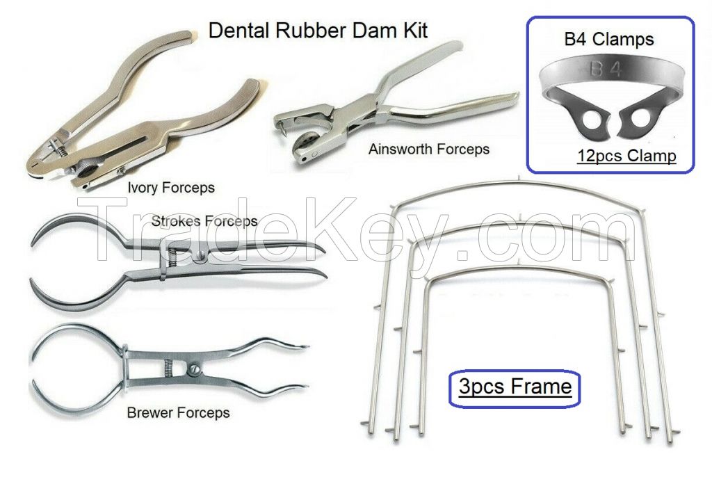 Dental Rubber Dam Implant Kit Dental Surgical Instrument