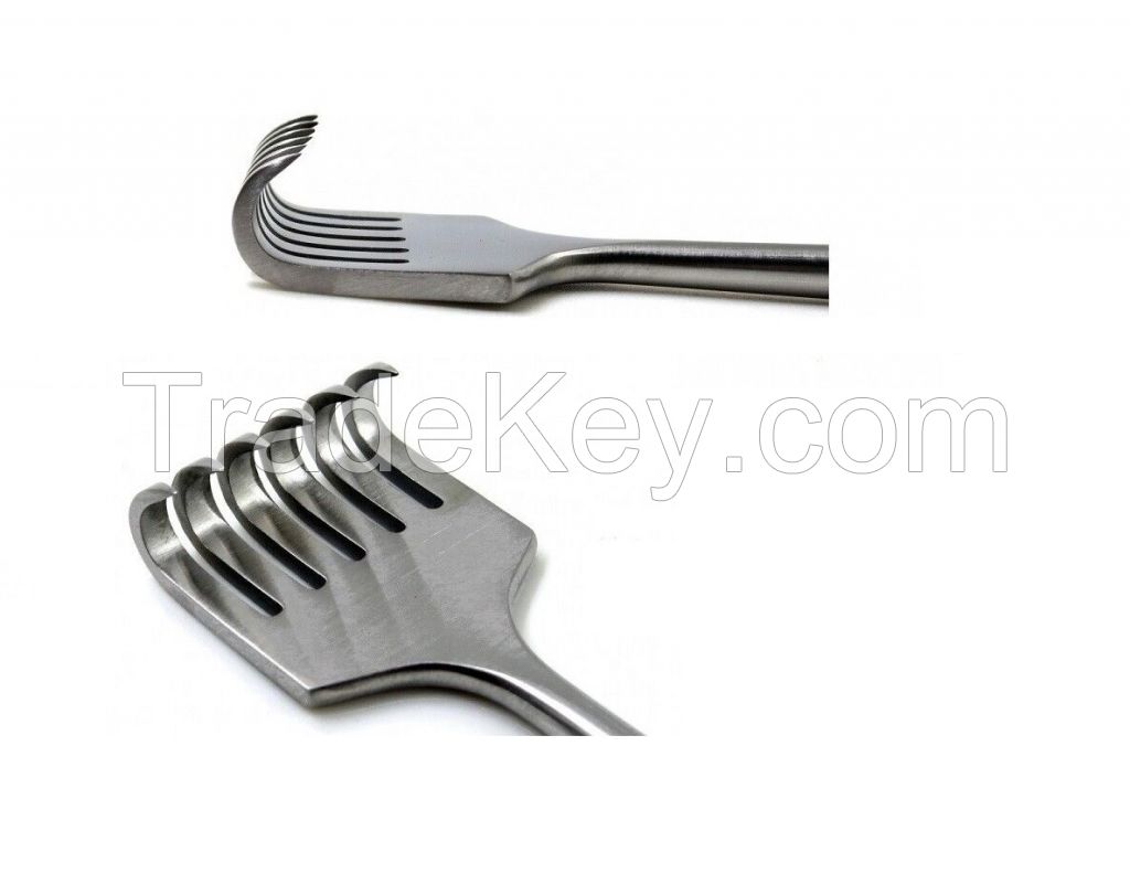 Volkman Retractor 6 Sharp Prongs Surgical Stainless Steel Surgical Instruments