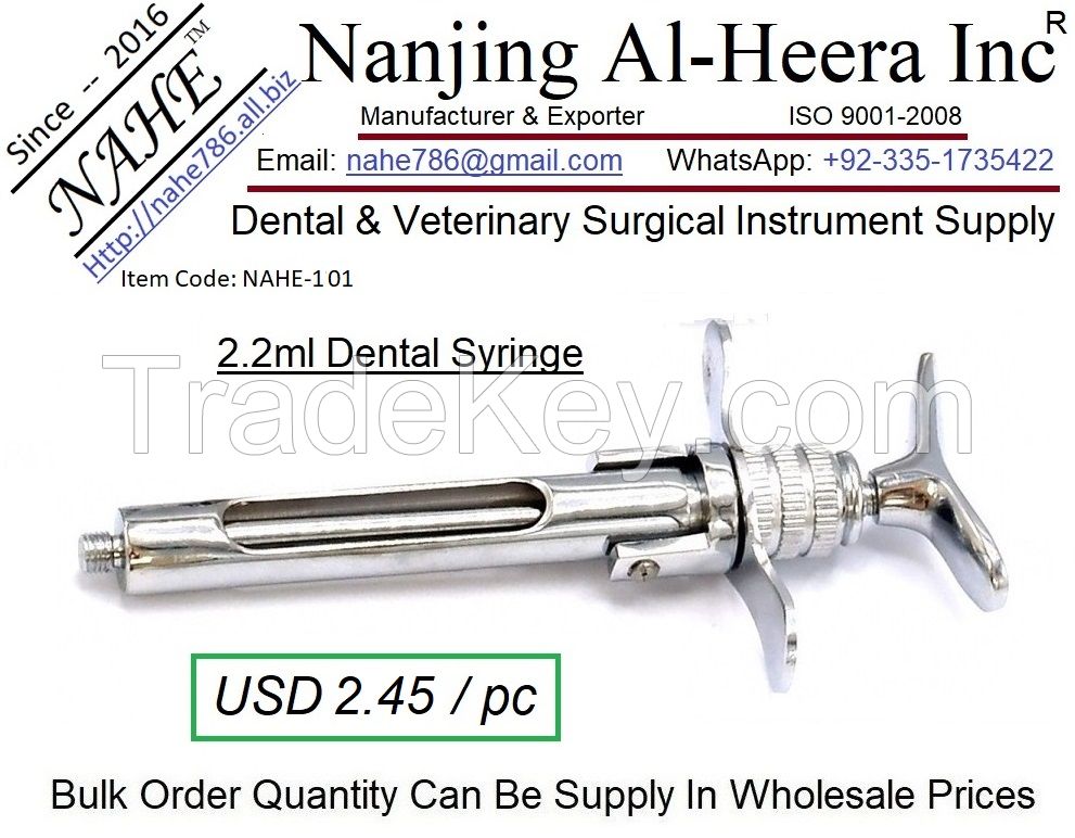 Dental Regular 1.8ml Syringe Dental Surgical Instrument