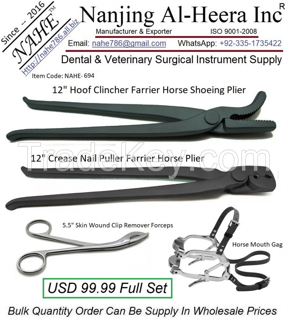 Veterinary Surgical Plier Set, Veterinary Surgical Instrument