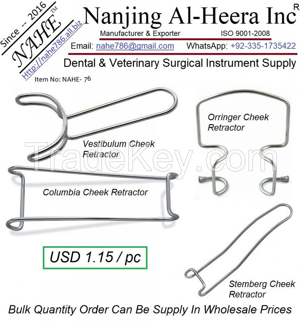 Dental Sternberg Cheek Retractor Mouth Opener Cheek Retractor Dental Surgical Instrument