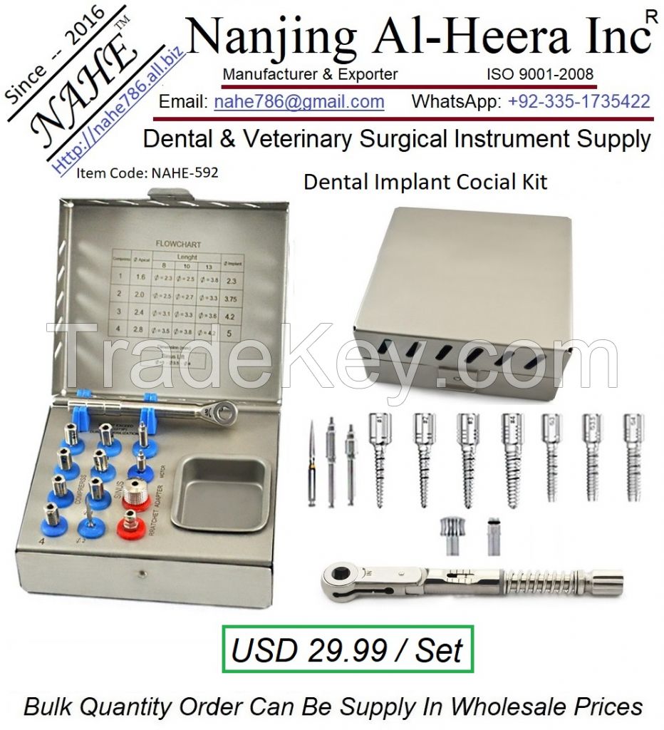 Nanjing Al-Heera Inc Dental Implant Cocial Compression Kit Set, Dental Surgical Instruments