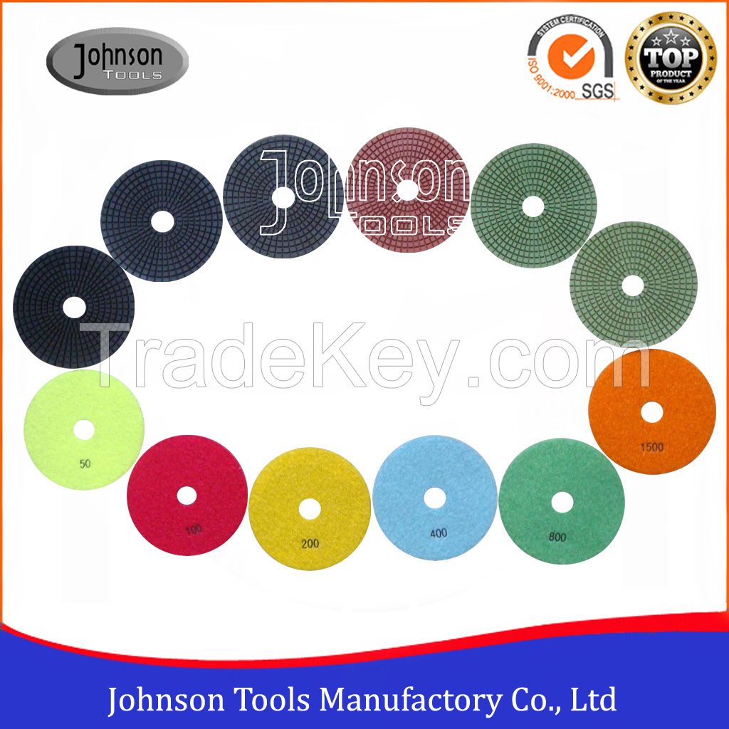 75mm-180mm Wet Diamond Polishing Pads for Polishing Floor or Stone