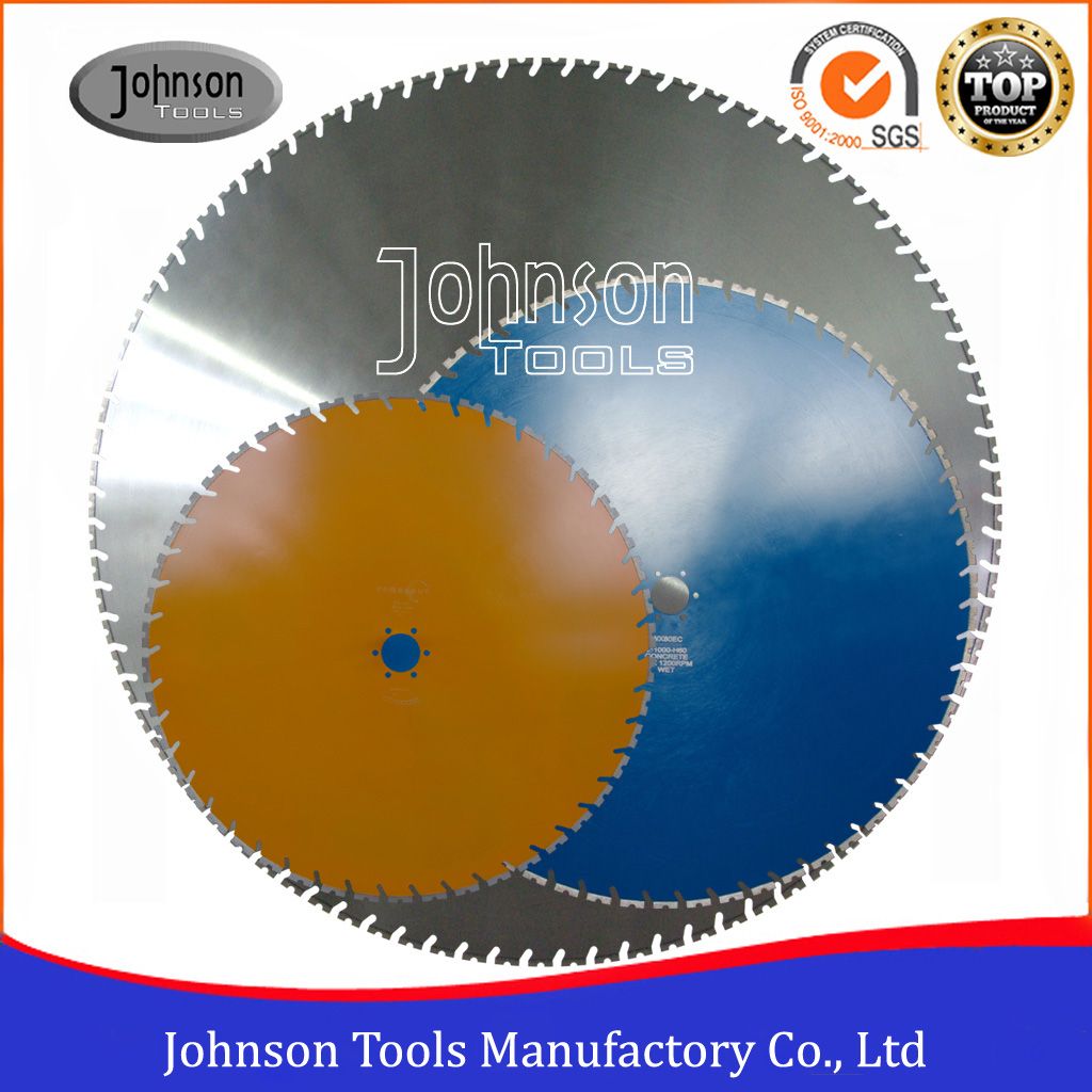 600-1600mm Laser Welded Wall Saw Diamond Blade to Cut Concrete Wall