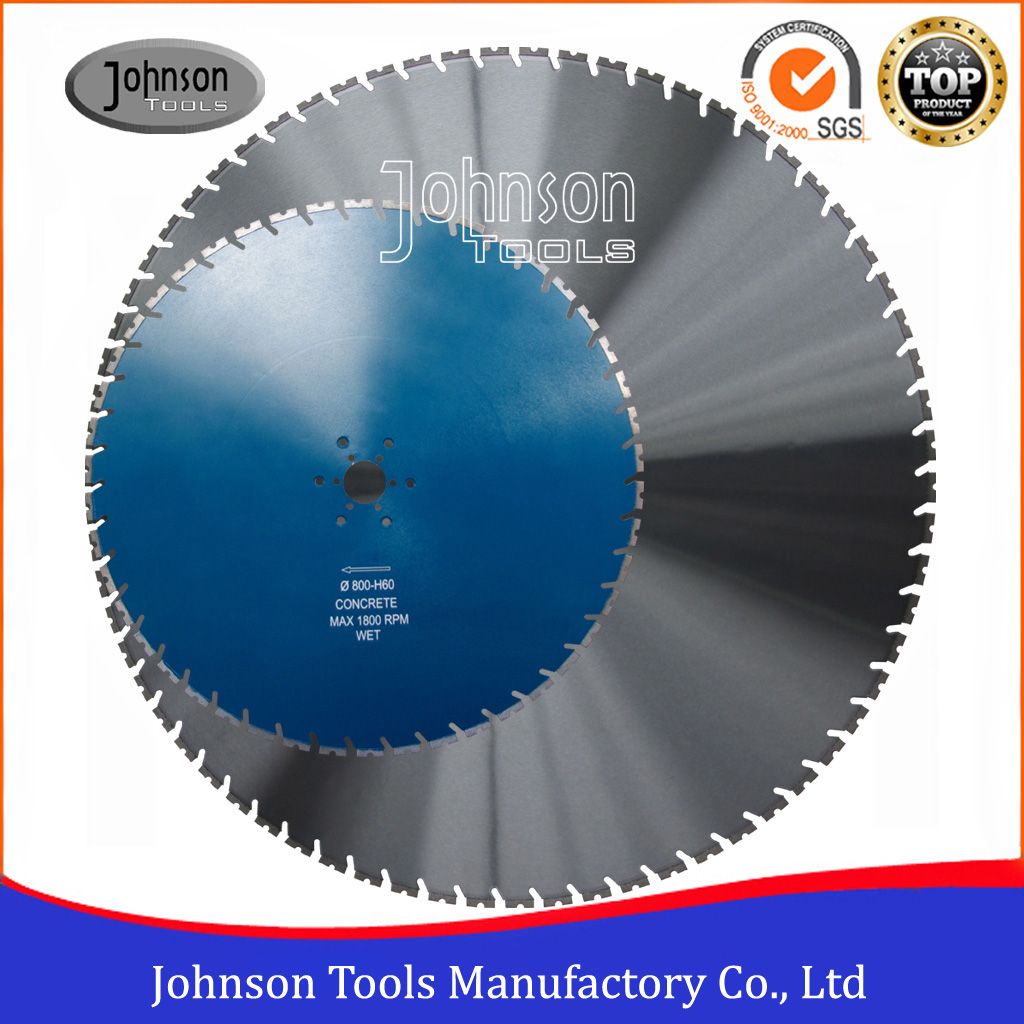 600-1600mm Laser Welded Wall Saw Diamond Blade to Cut Concrete Wall