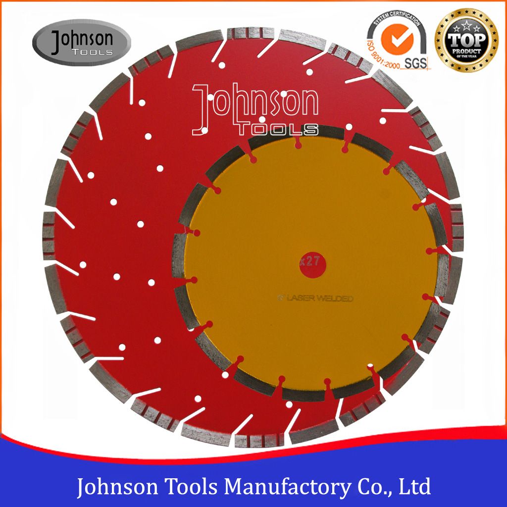 105-600mm Laser Welded Concrete Cutting Blade for Cured Concrete