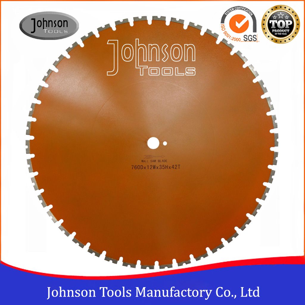 760mm Wall Saw Blades for Highly Reinforced Concrete Walls cutting