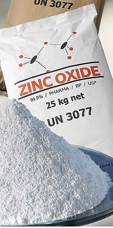 Zinc Oxide, Oxyde de Zinc, Oxido de Zinc, Zinkoxyd