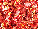 Dehydrated sweet peppers