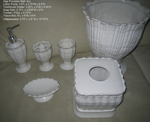 Ceramic , Polyresin and Metal Bath Accessories, Bath Hardware