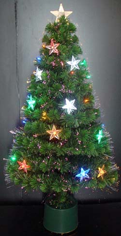 New Big Stars Fiber Optic Christmas Trees