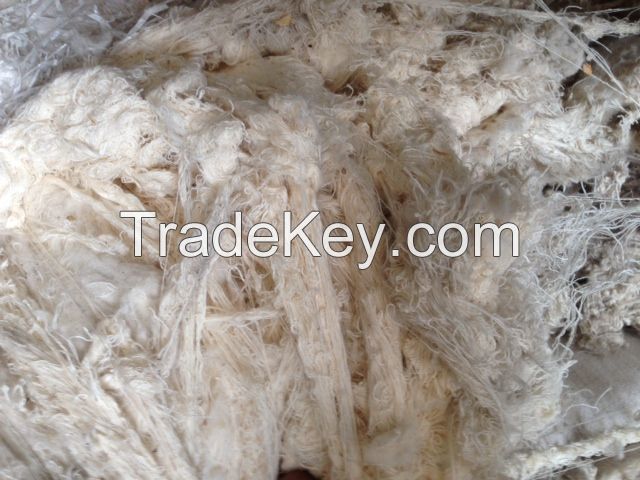 Cotton yarn waste