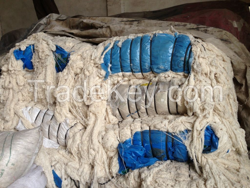 Cotton yarn waste