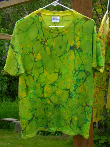 sell marbling (ebru turkish) shirts