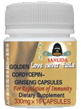 SANLIDA golden cordycepin/ginseng capsules