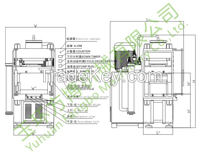 Four-column Hydraulic Machine