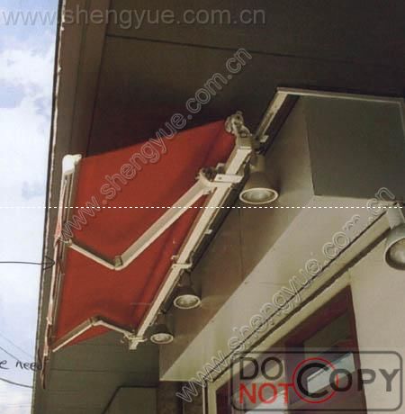 Full cassette horizontal awning