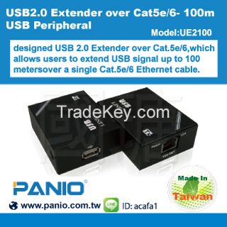 USB2.0 Extender over Cat5e/6- 100m