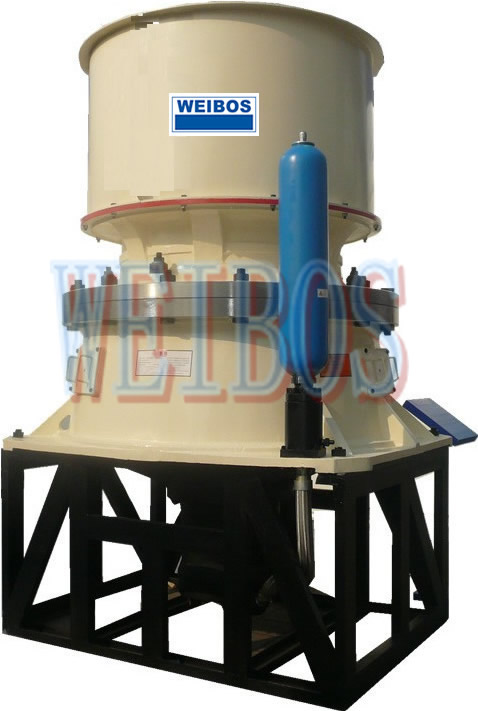 Single cylinder hydraulic cone crusher