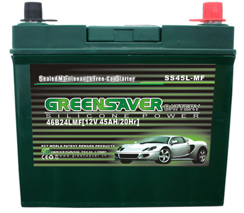 Car Starter Silicone Battery (SS45R/L-MF)