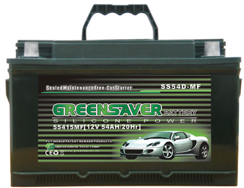 Car Starter Silicone Battery(SS54D-MF)