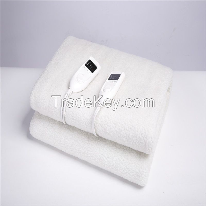 Hot sales, Polyester Electric heated blanket, throw blanket