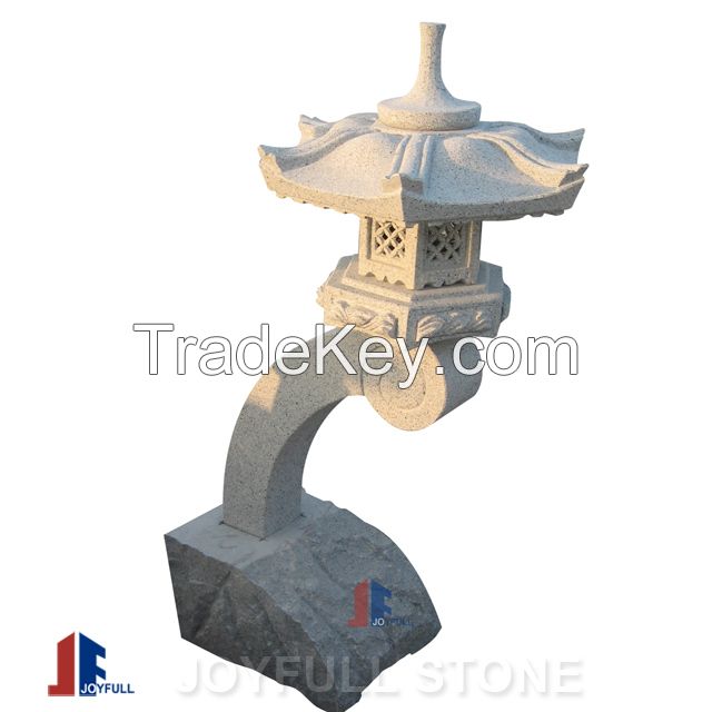 Oriental Style Lantern Sculpture, granite lantern