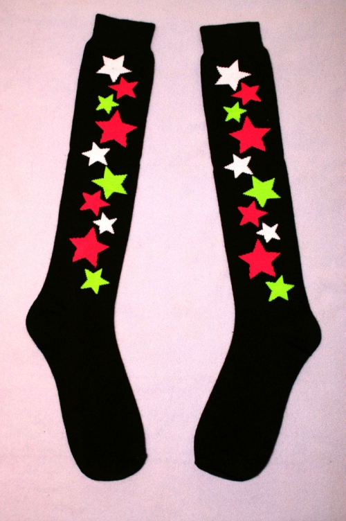 Knee-hi Neon socks