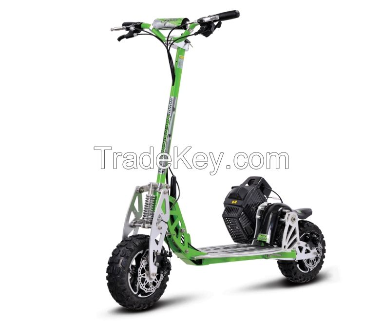 2 wheel EVO 71cc folding gas scooter with CE certificates