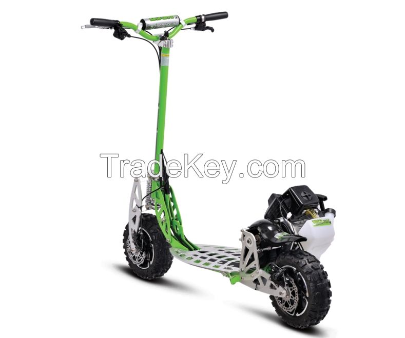 1 speed 71cc folding gas scooter off road