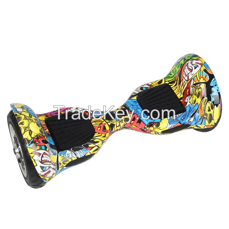 Popular 2 two wheel electric scooter self balancing 6.5 inch 2 wheel hoverboard with bluetooth and LED light