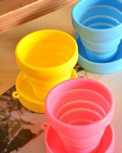 hot sell silicone fold cup