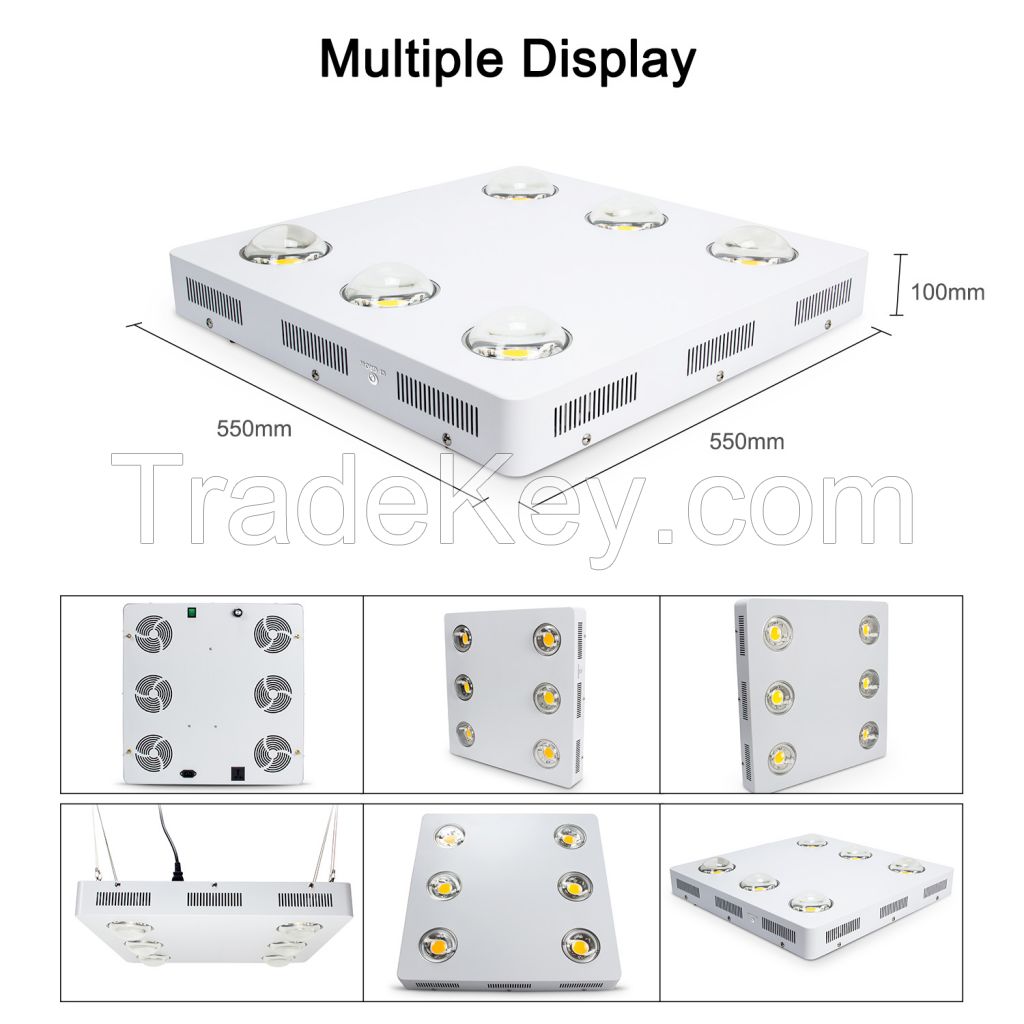 Dimmable CREE CXB3590 600W 72000LM COB LED Grow Light Full Spectrum Replace HPS 1000W Growing Lamp Indoor Plant Growth Lighting