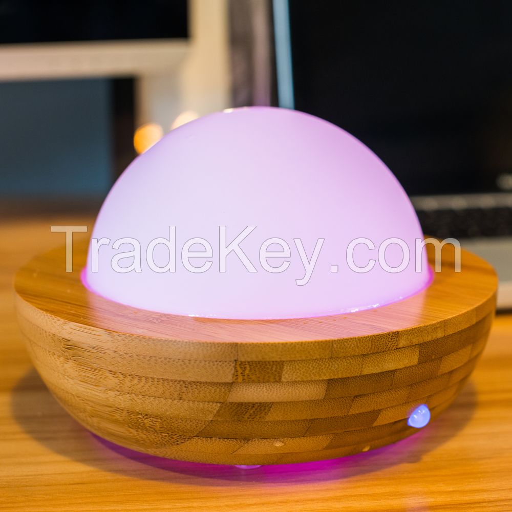 Moutaintop Essential Oil Ultrasonic Air Humidifier Electric Aroma Diffuser Aromatherapy Dry Protecting 200ML 7 LED Colors