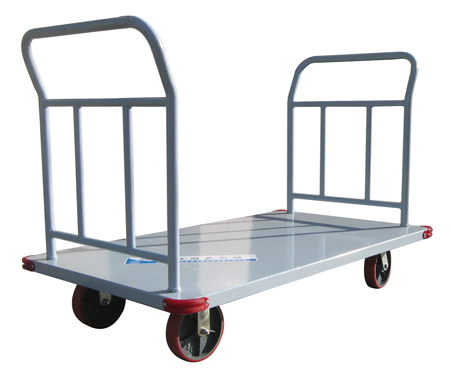 double-handle trolly with heavy load