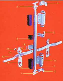 ISO container door locking