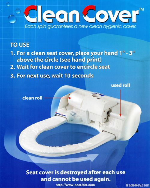 Auto-Sensor Sanitary Toilet Seat (Clean Cover)