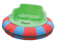 Inflatable revolving boat