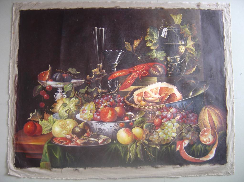 Realism Fruit Oil Painting